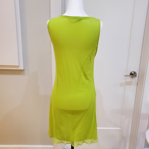 Lime Green BCBG dress - Picture 3 of 4